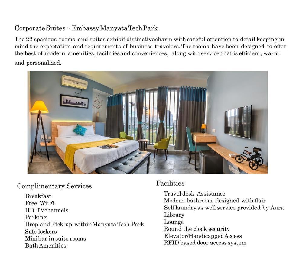 Aura Corporate Suites At Manyata Tech Park Bangalore Ngoại thất bức ảnh